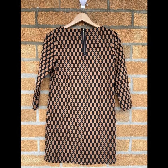 Vivienne  Tam Shift Geometric Chain Print Dress size 2 - Picture 3 of 4